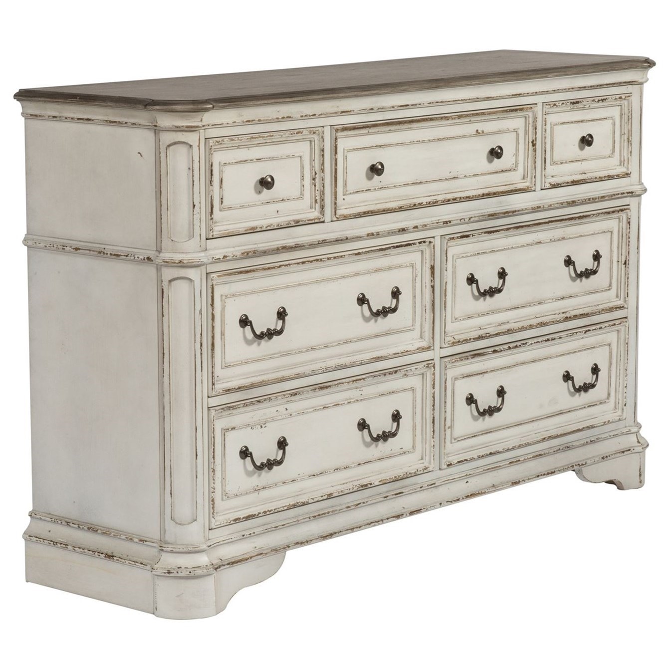 Liberty Furniture Magnolia Manor LIB244 BR31 7 Drawer Dresser with